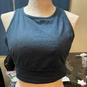 JoyLab Charcoal Sleeveless Topp size Large